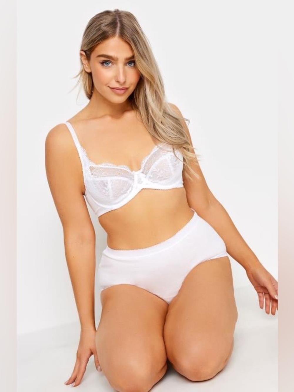 M&Co White Lace Bra
